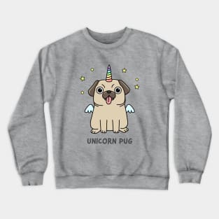 Unicorn Pug Crewneck Sweatshirt